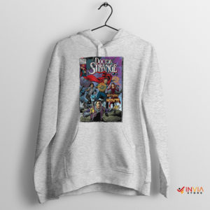 Marvel Classic Vintage Doctor Strange Comic Sport Grey Hoodie