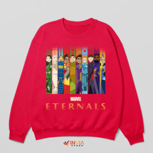 Marvel's Celestial Guardians Eternals Red Sweatshirt