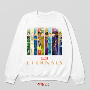 Marvel's Celestial Guardians Eternals White Sweatshirt