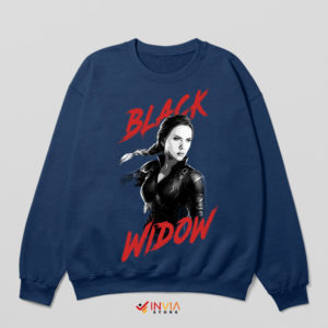 Marvel's Deadly Spy Black Widow Navy Sweatshirt