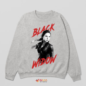 Marvel's Deadly Spy Black Widow Sport Grey Sweatshirt