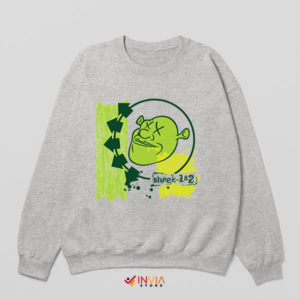 Mashup Magic Shrek and Blink-182 Sport Grey Sweatshirt