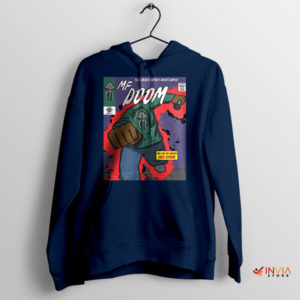 Masked Marvel of Hip-Hop MF DOOM Navy Hoodie