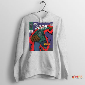 Masked Marvel of Hip-Hop MF DOOM Sport Grey Hoodie