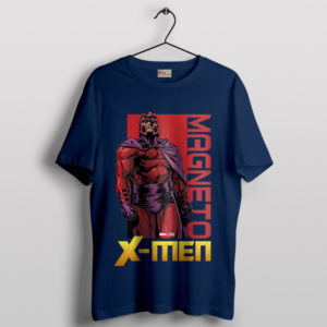 Master of Magnetism Magneto X-Men Navy T-Shirt