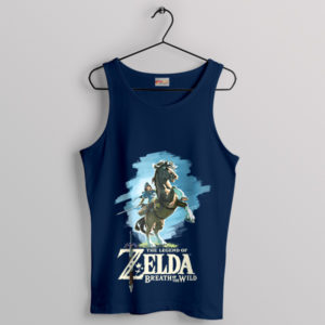 Master of the Wild Link Zelda Navy Tank Top