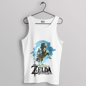 Master of the Wild Link Zelda White Tank Top