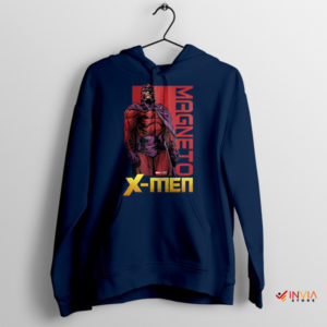 Mastermind of Metal Magneto X-Men Navy Hoodie