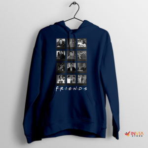 Matthew Perry Unforgettable Moment Friends Navy Hoodie