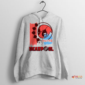 Maximum Effort Music Deadpool x Blink Sport Grey Hoodie