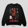 Maximum Effort Threads Deadpool Gear Sweatshirt