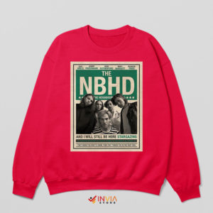 Meets the Universe The Neighbourhood Red Sweatshirt