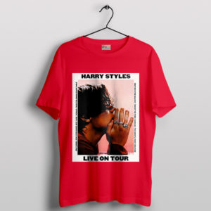 Memorabilia Harry Styles Live on Tour Red T-Shirt