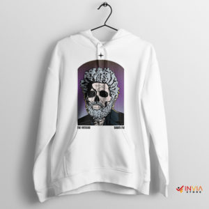 Merch The Weeknd Dawn FM Art Graphic White Hoodie