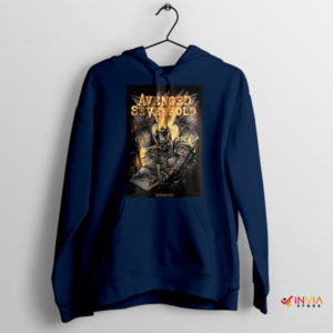 Metalhead's Inferno Shepherd of Fire A7X Navy Hoodie