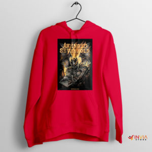 Metalhead's Inferno Shepherd of Fire A7X Red Hoodie