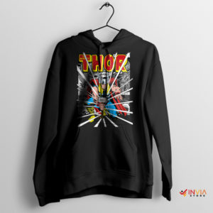 Mjolnir Marvels Thor's Vintage Hammer Hoodie