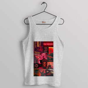 Modern Art Meets Music The Weeknd Sport Grey Tank Top