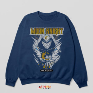 Moon Knight's Vintage Moonlight Navy Sweatshirt