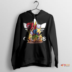 Mushroom Kingdom Mario Bros Action Hoodie