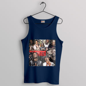 Music Never Wanted Fame Foolio Navy Tank Top