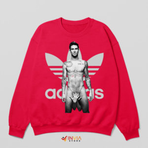 Musical Aura Adam Levine Body Red Sweatshirt