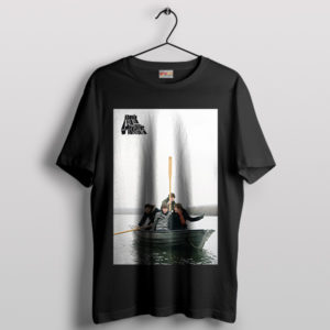 Musical Waves Arctic Monkeys in Boat T-Shirt