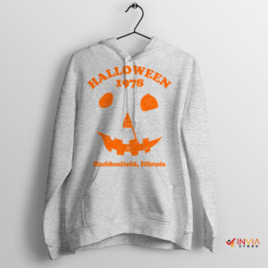 Myers in Haddonfield Scary Halloween Sport Grey Hoodie