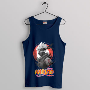 Mystical Charm of Kakashi Naruto Navy Tank Top