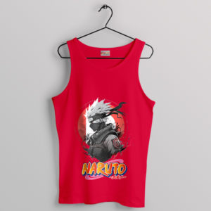 Mystical Charm of Kakashi Naruto Red Tank Top