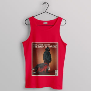 Mystical The Weeknd Dawn Is Coming Red Tank Top