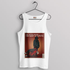 Mystical The Weeknd Dawn Is Coming White Tank Top