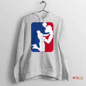 NBA's Eternal Heroes Kobe and Gigi Sport Grey Hoodie