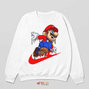 Neon Mushroom Trippy Mario Bros Sweatshirt