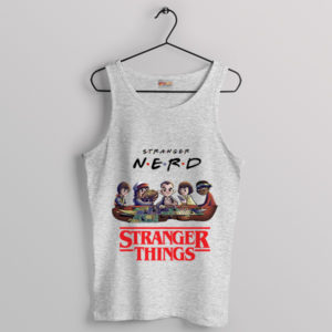 Nerdy Mysteries Stranger Things Friends Sport Grey Tank Top