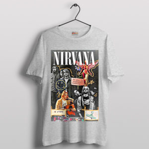 Nirvana Legend Tribute Grunge Music Sport Grey T-Shirt