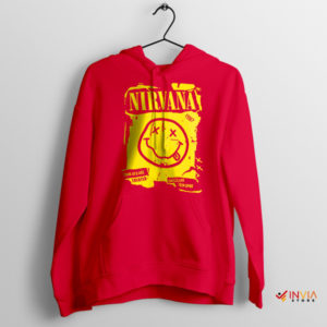 Nirvana's Smells Like Success Tribute Red Hoodie