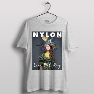 Nylon Elegance Inspired by Lana Del Rey Sport Grey T-Shirt