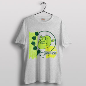 Ogre Meets Pop-Punk Shrek x Blink-182 Sport Grey T-Shirt