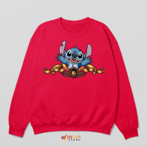 Ohana Stitch's Roar MGM Adventure Red Sweatshirt