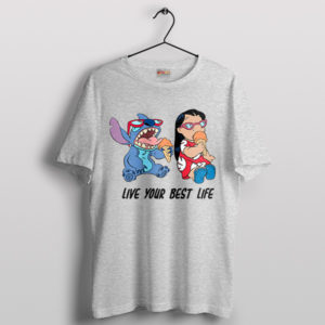 Ohana Vibes Live Your Best Life Sport Grery T-Shirt