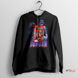 Old School Vintage Mjordan GOAT Black Hoodie