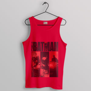 Panel by Panel The Batman Graphic Red Tank Top