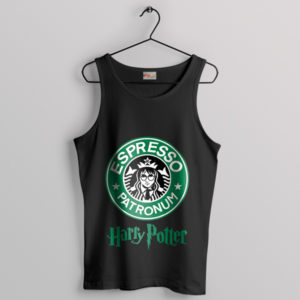 Perfect Brew Espresso Patronum Harry Potter Black Tank Top