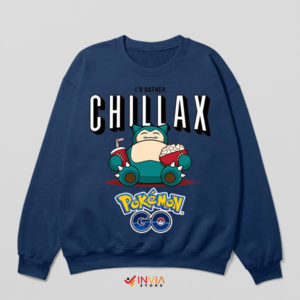 Perfect Chillax Day Snorlax Sleep Navy Sweatshirt