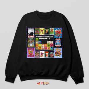 Periodic Table of Muppet Show Cover Sweatshirt