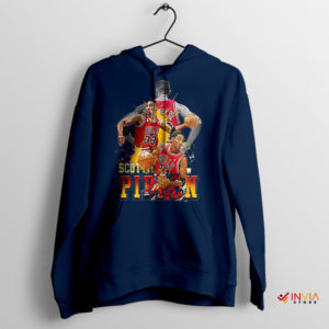 Pippen's Precision 33 Basketball Mastery Navy Hoodie