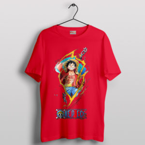 Pirate Spirit with Monkey D Luffy Red T-Shirt