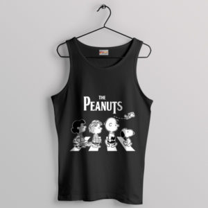 Playful Nod to Abbey Road Peanuts Tank Top