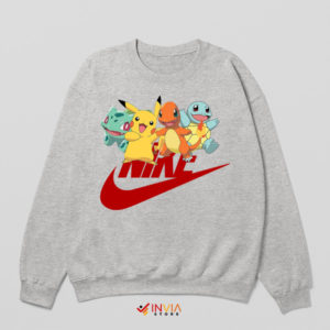 Pokémon Journey Origins Starter Sport Grey Sweatshirt